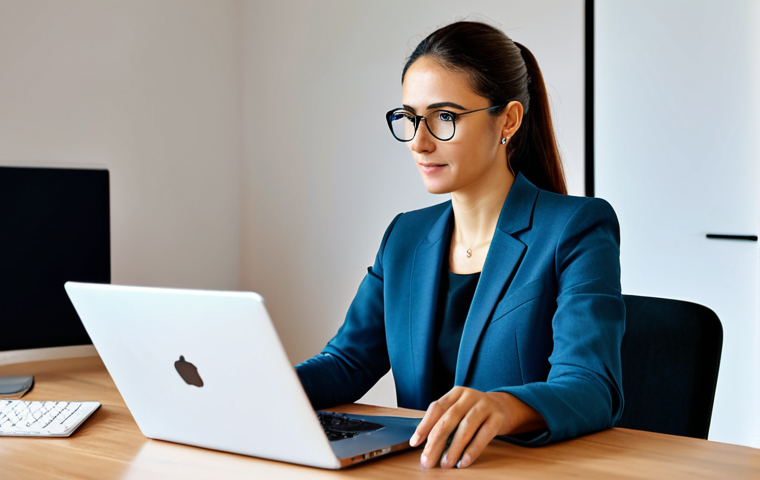 직원 교육과 개발 - **Prompt:** An employee receiving on-the-job training, mentor showing them how to use new software, ...